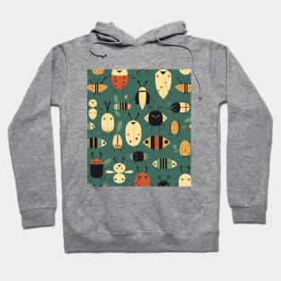 Insect Pattern Hoodie